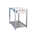 Built Rite Br Built-Rite Drawer, Shelf Shop Stand, Shop Top Square Edge, 18"W x 24"D x 36"H, Blue SD12C90-BL